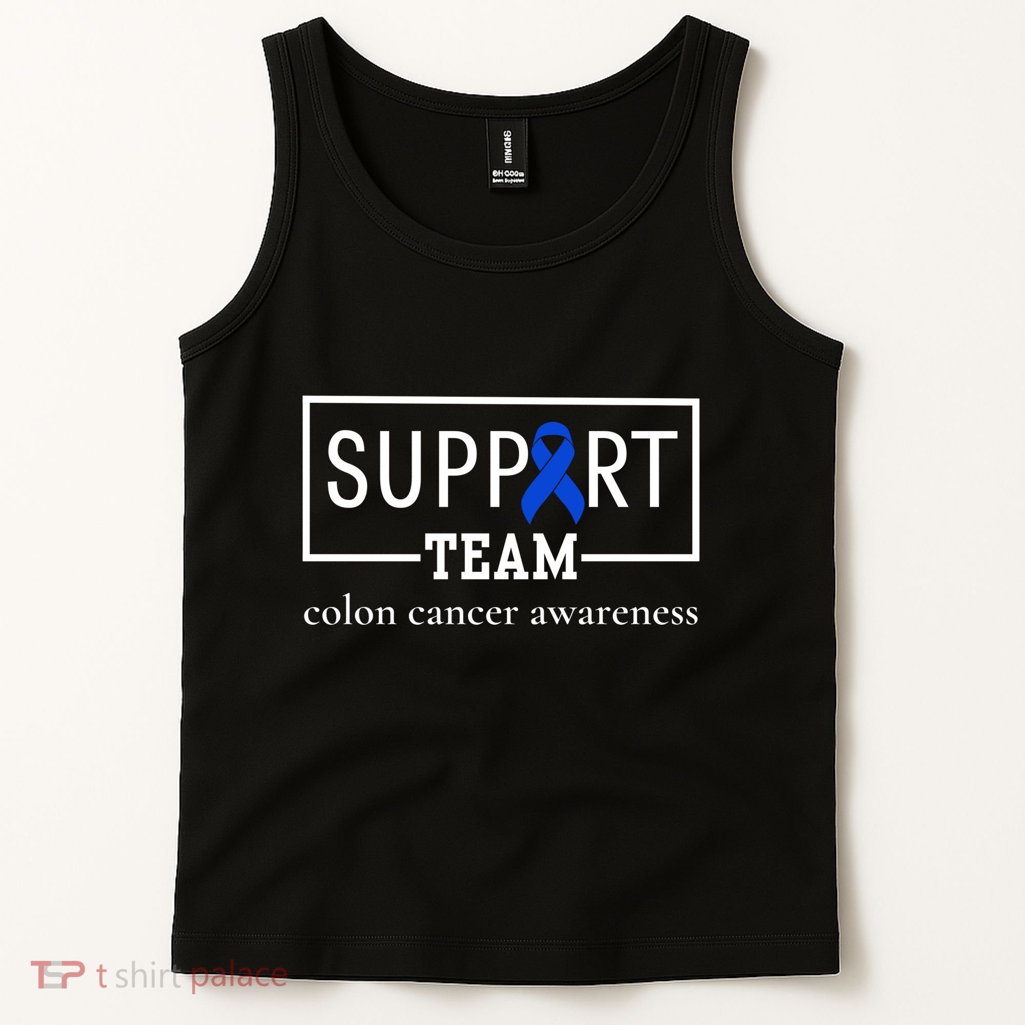 Colon Cancer Awareness Support Team Tank Top