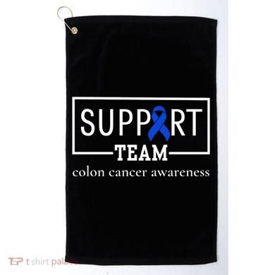Colon Cancer Awareness Support Team Golf Towel
