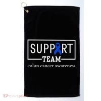 Colon Cancer Awareness Support Team Golf Towel thumb 0