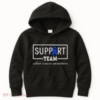 Colon Cancer Awareness Support Team Kids Hoodie thumb 0