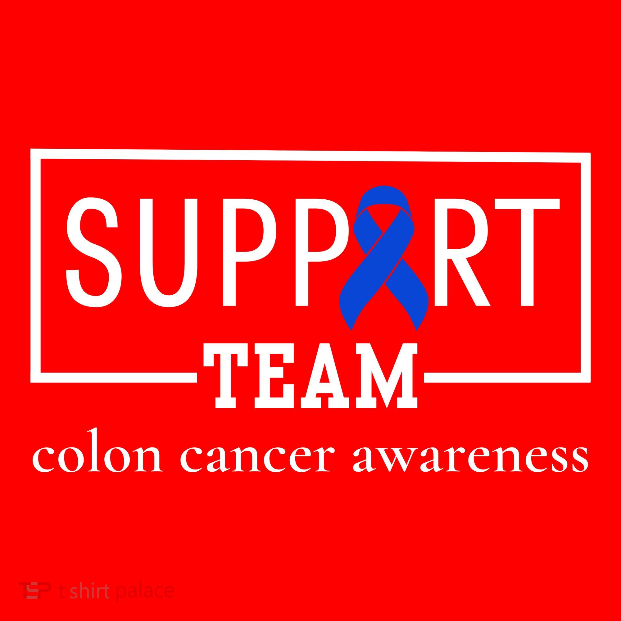 Colon Cancer Awareness Support Team Santa Hat