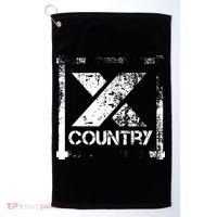 Cross Country Athlete Track Running Golf Towel thumb 0