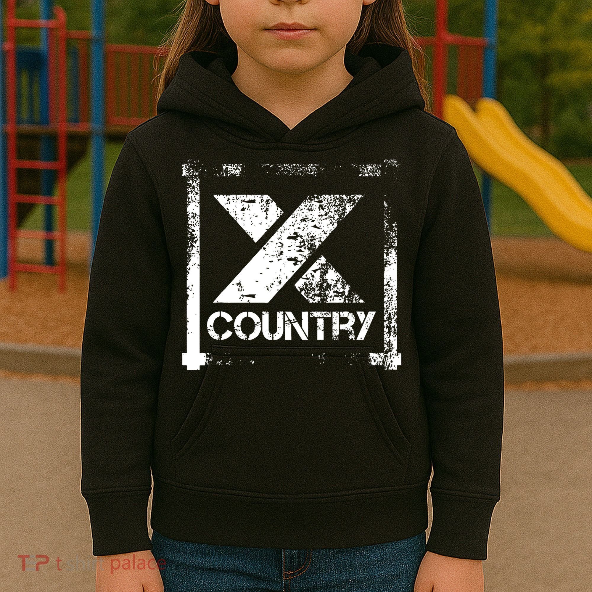 Cross Country Athlete Track Running Kids Hoodie