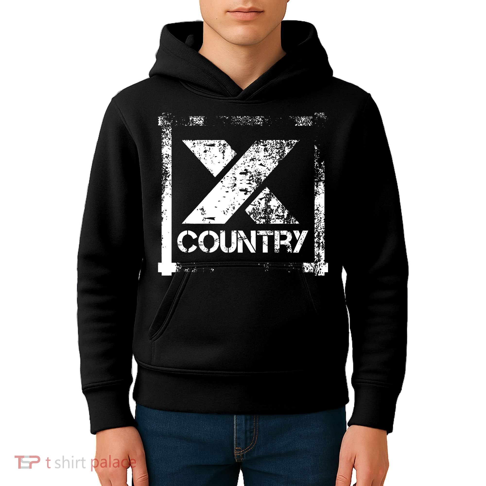 Cross Country Athlete Track Running Kids Hoodie