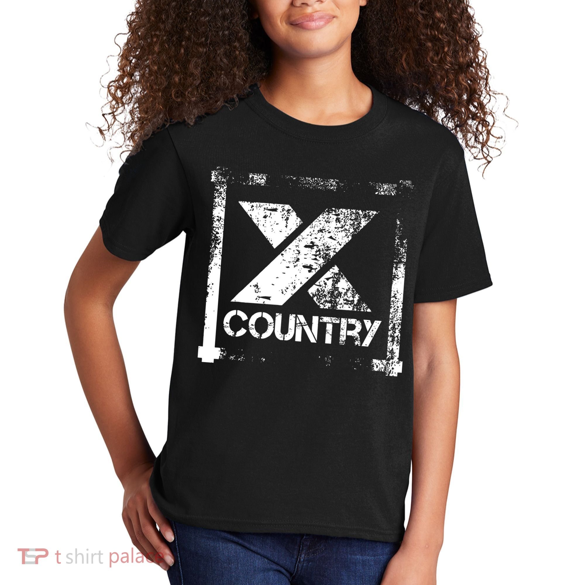 Cross Country Athlete Track Running Kids T-Shirt
