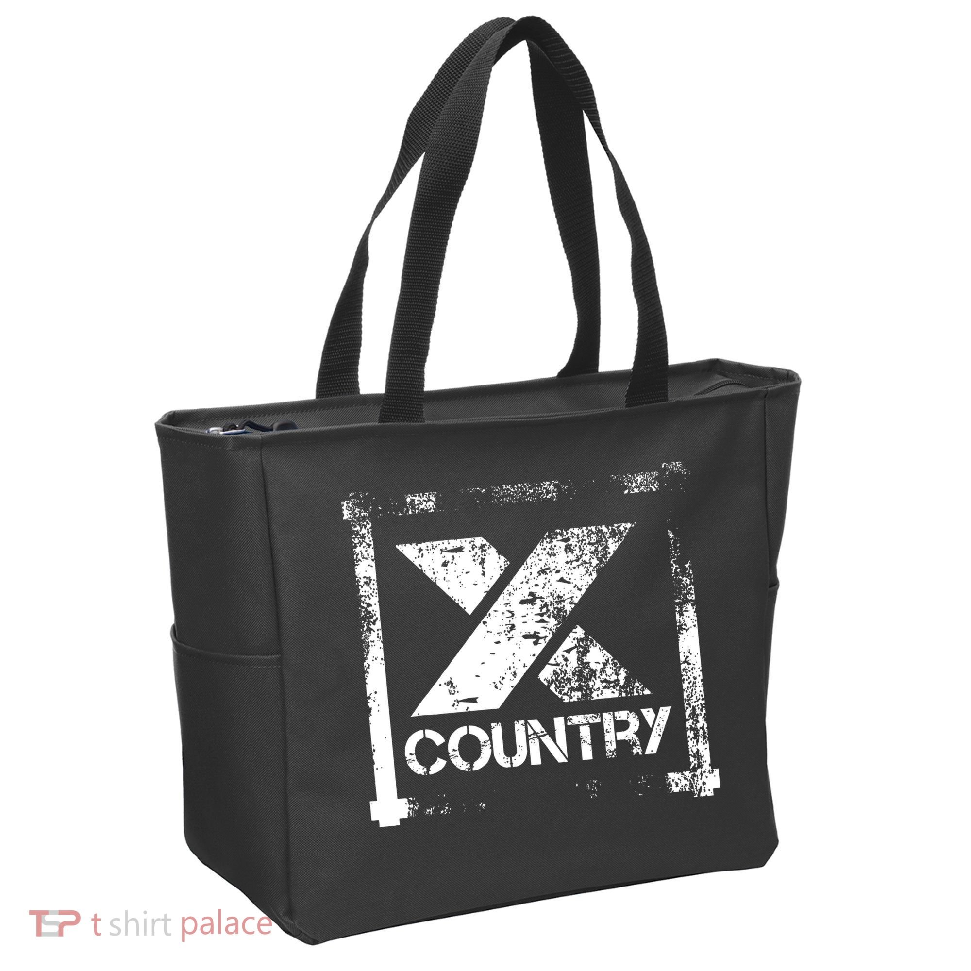 Cross Country Athlete Track Running Tote Bag