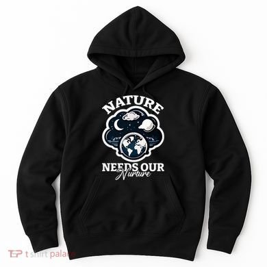 Climate Change Awareness Print Hoodie