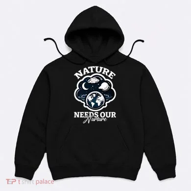 Climate Change Awareness Print Hoodie