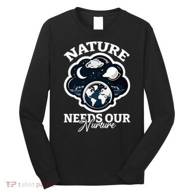 Climate Change Awareness Print Long Sleeve Shirt