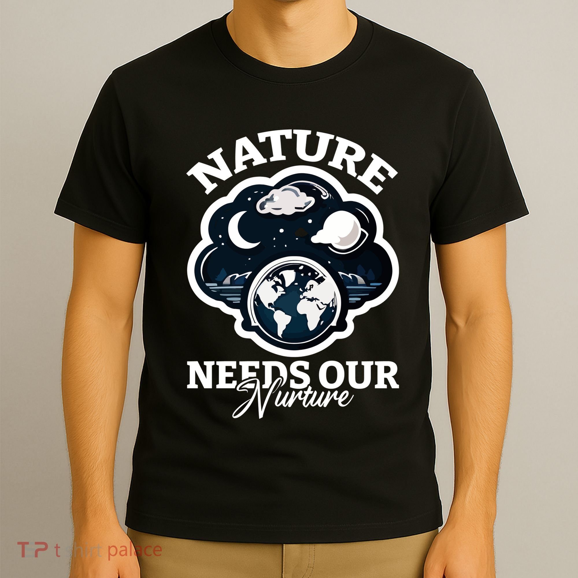 Climate Change Awareness Print T-Shirt