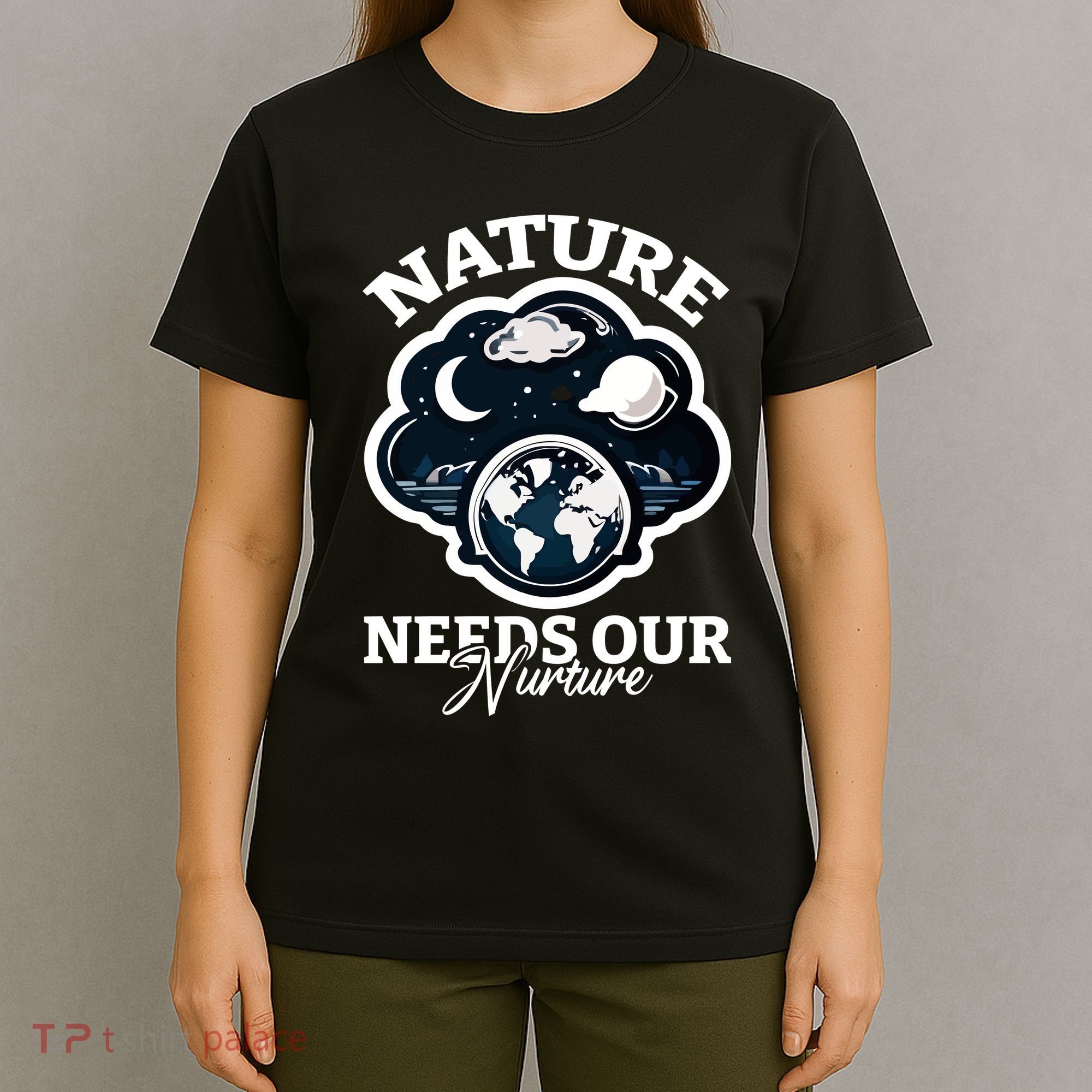 Climate Change Awareness Print T-Shirt