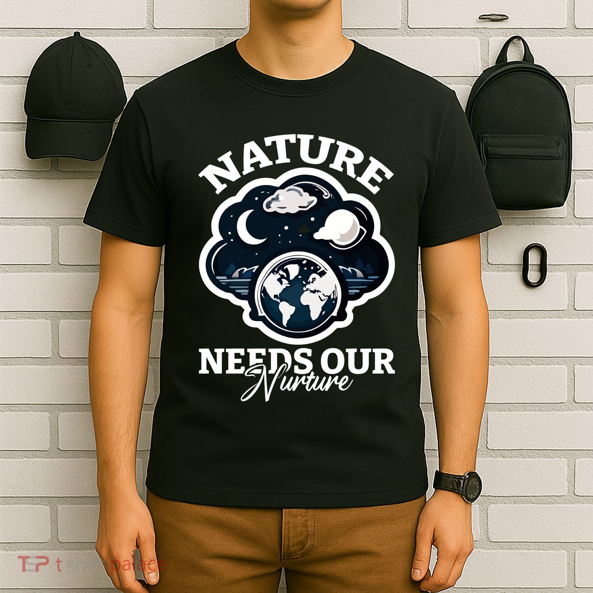 Climate Change Awareness Print T-Shirt