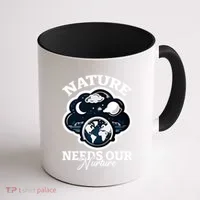Climate Change Awareness Print Coffee Mug thumb 1