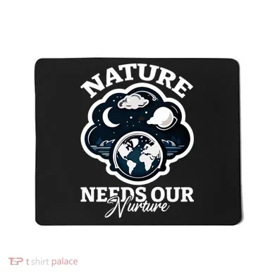 Climate Change Awareness Print Mousepad