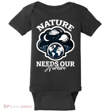Climate Change Awareness Print Baby Bodysuit