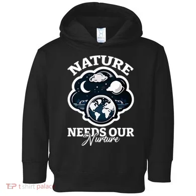 Climate Change Awareness Print Toddler Hoodie