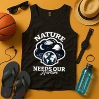 Climate Change Awareness Print Tank Top thumb 4