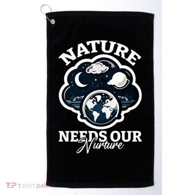 Climate Change Awareness Print Golf Towel