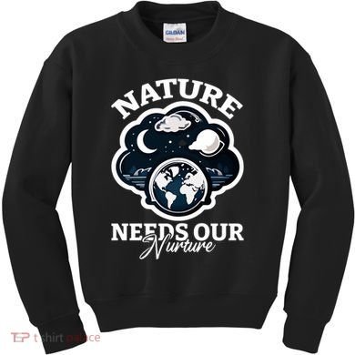 Climate Change Awareness Print Kids Sweatshirt