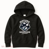 Climate Change Awareness Print Kids Hoodie thumb 0
