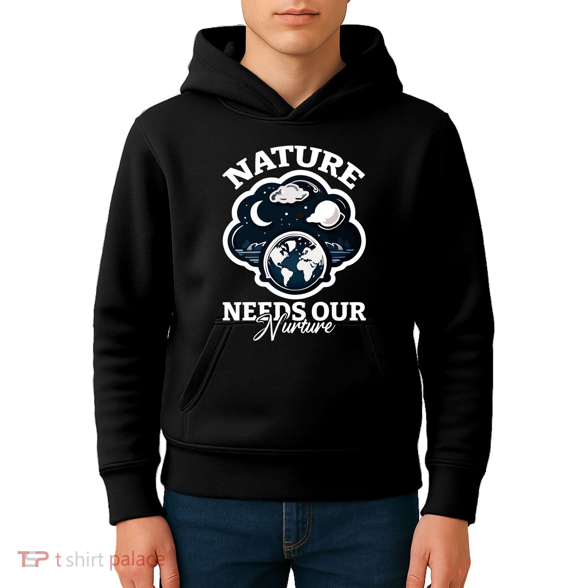 Climate Change Awareness Print Kids Hoodie