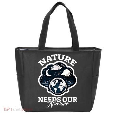 Climate Change Awareness Print Tote Bag