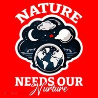Climate Change Awareness Print Santa Hat thumb 1
