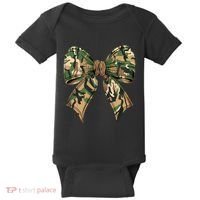 Camo Coquette Bow Hunting Camouflage Old Hunter Baby Bodysuit thumb 0