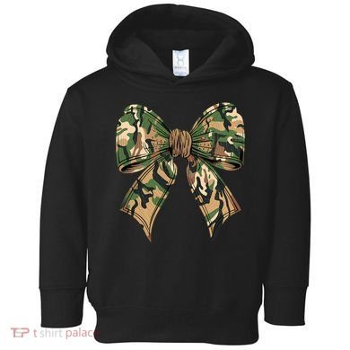 Camo Coquette Bow Hunting Camouflage Old Hunter Toddler Hoodie