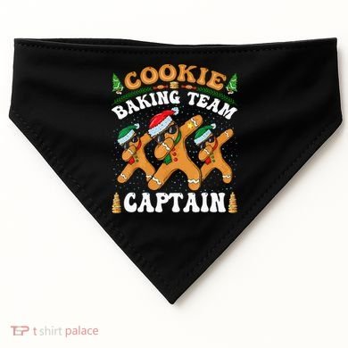 Christmas Cookie Baking Team Captain Gingerbread Apron USA-Made Doggie Bandana