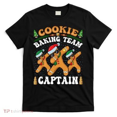 Christmas Cookie Baking Team Captain Gingerbread Apron T-Shirt