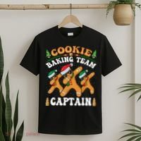 Christmas Cookie Baking Team Captain Gingerbread Apron T-Shirt thumb 2