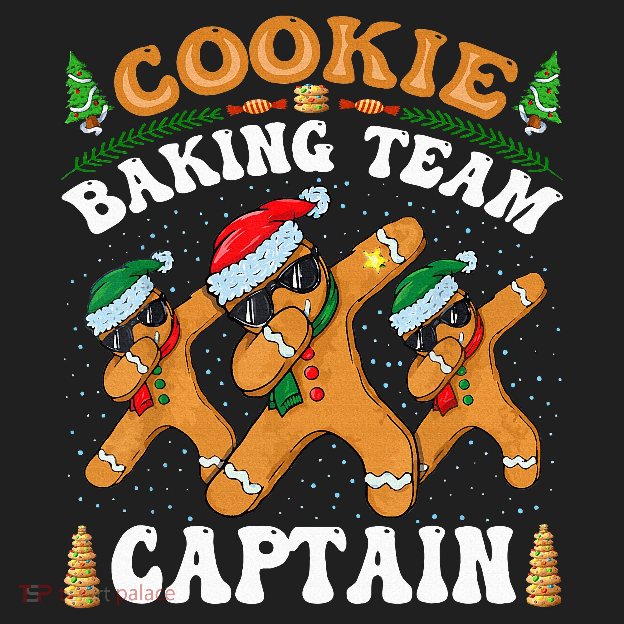 Christmas Cookie Baking Team Captain Gingerbread Apron Tumbler