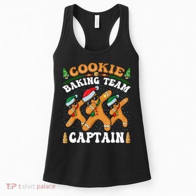 Christmas Cookie Baking Team Captain Gingerbread Apron Women's Tank Top