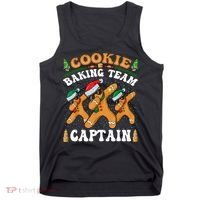 Christmas Cookie Baking Team Captain Gingerbread Apron Tank Top thumb 0