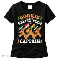 Christmas Cookie Baking Team Captain Gingerbread Apron Women's T-Shirt thumb 0