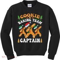 Christmas Cookie Baking Team Captain Gingerbread Apron Kids Sweatshirt thumb 0