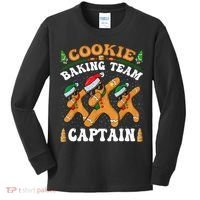 Christmas Cookie Baking Team Captain Gingerbread Apron Kids Long Sleeve Shirt thumb 0