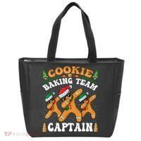Christmas Cookie Baking Team Captain Gingerbread Apron Tote Bag thumb 0