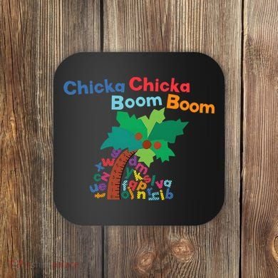 Chicka Chicka Boom Boom Costume Halloween Decorations Gifts Coaster