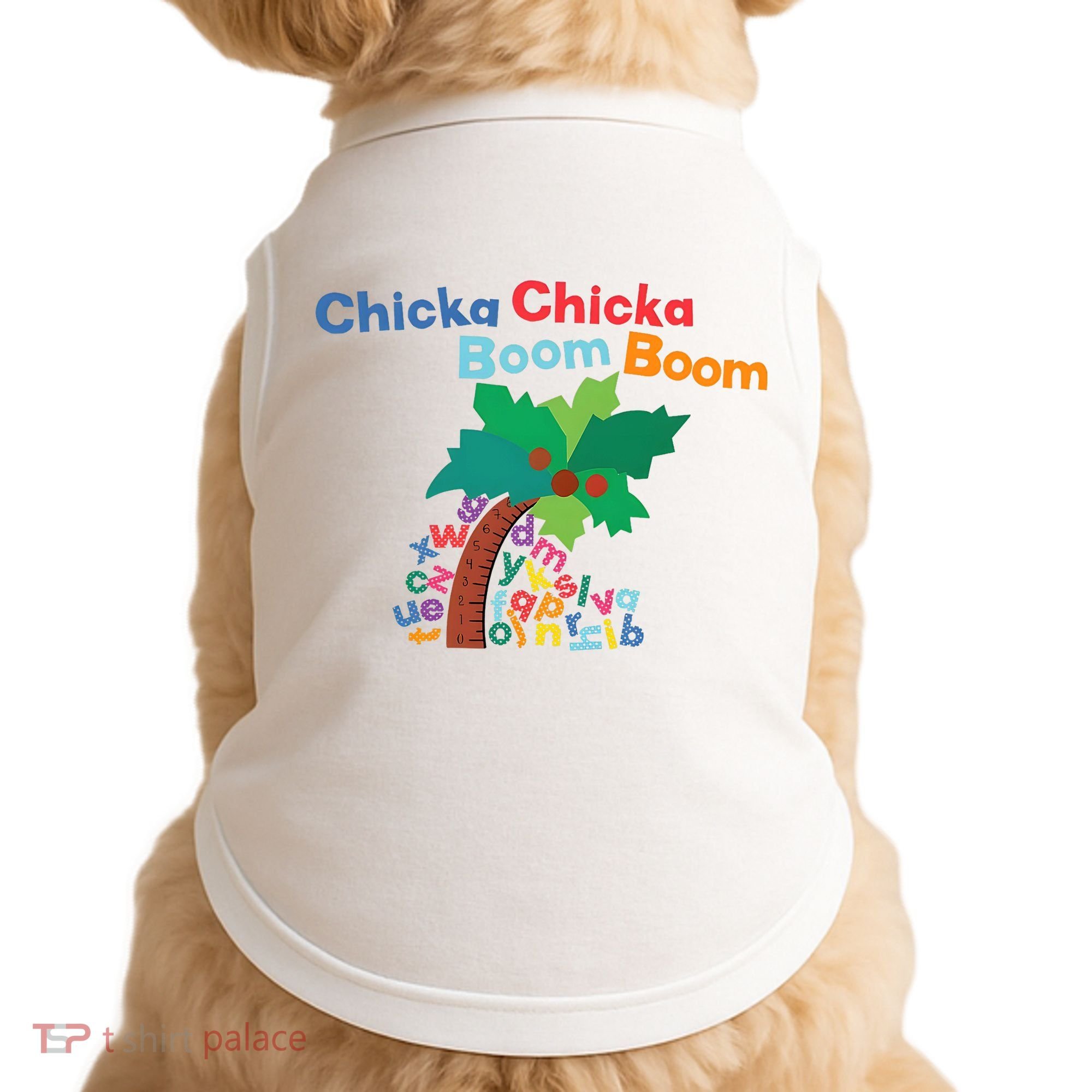 Chicka Chicka Boom Boom Costume Halloween Decorations Gifts Doggie Tank