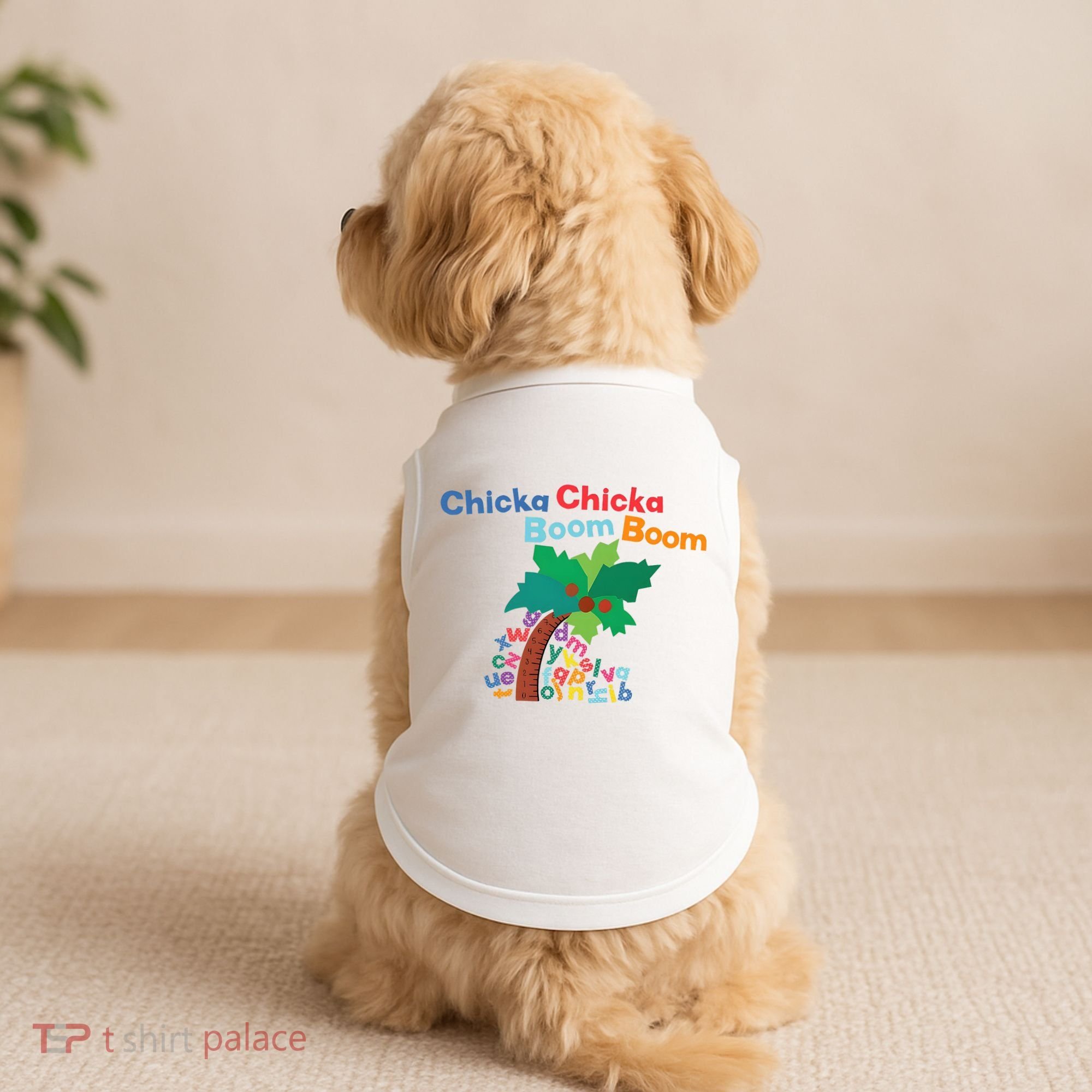Chicka Chicka Boom Boom Costume Halloween Decorations Gifts Doggie Tank