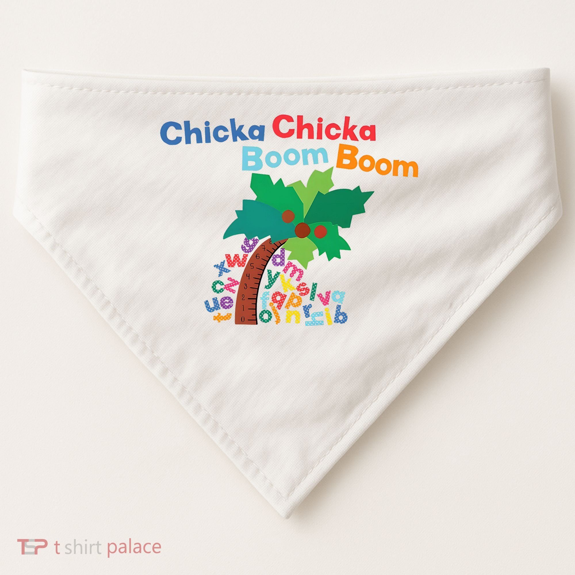 Chicka Chicka Boom Boom Costume Halloween Decorations Gifts USA-Made Doggie Bandana