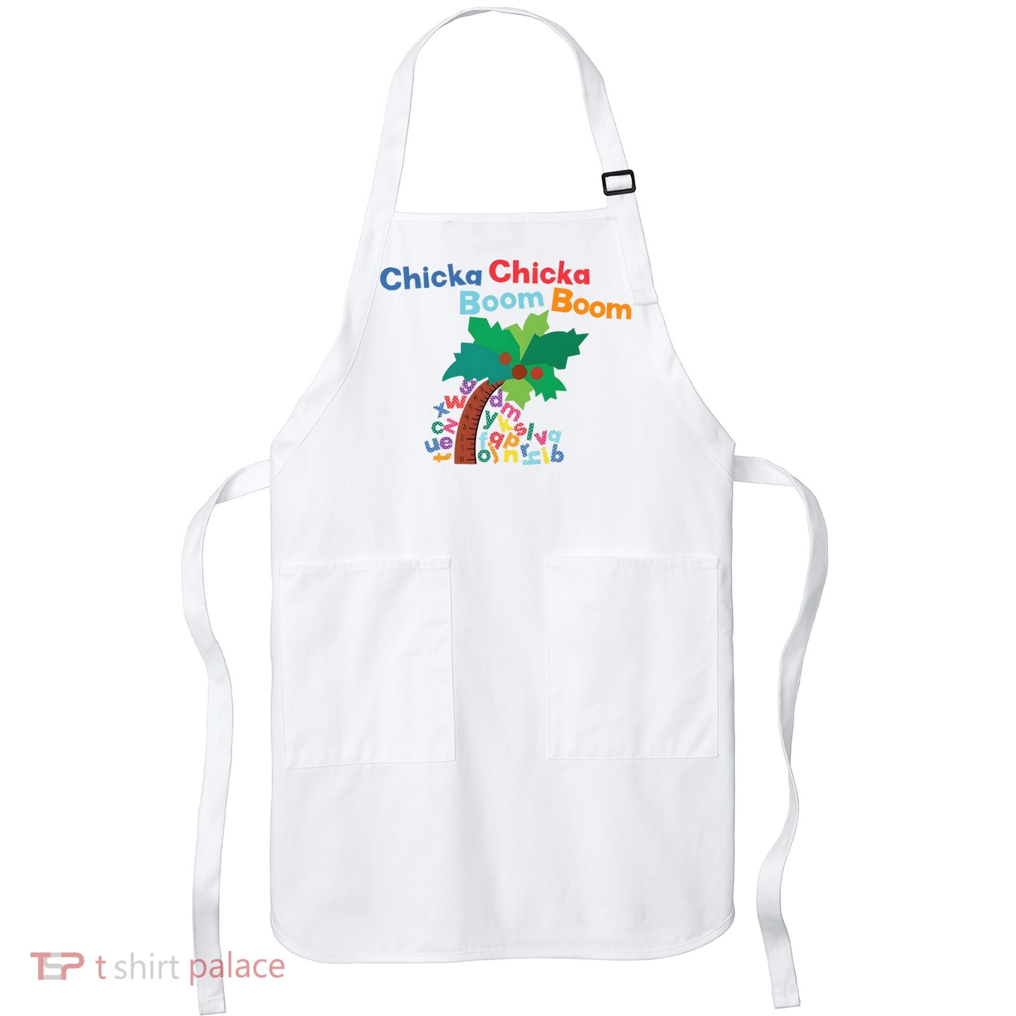Chicka Chicka Boom Boom Costume Halloween Decorations Gifts Apron