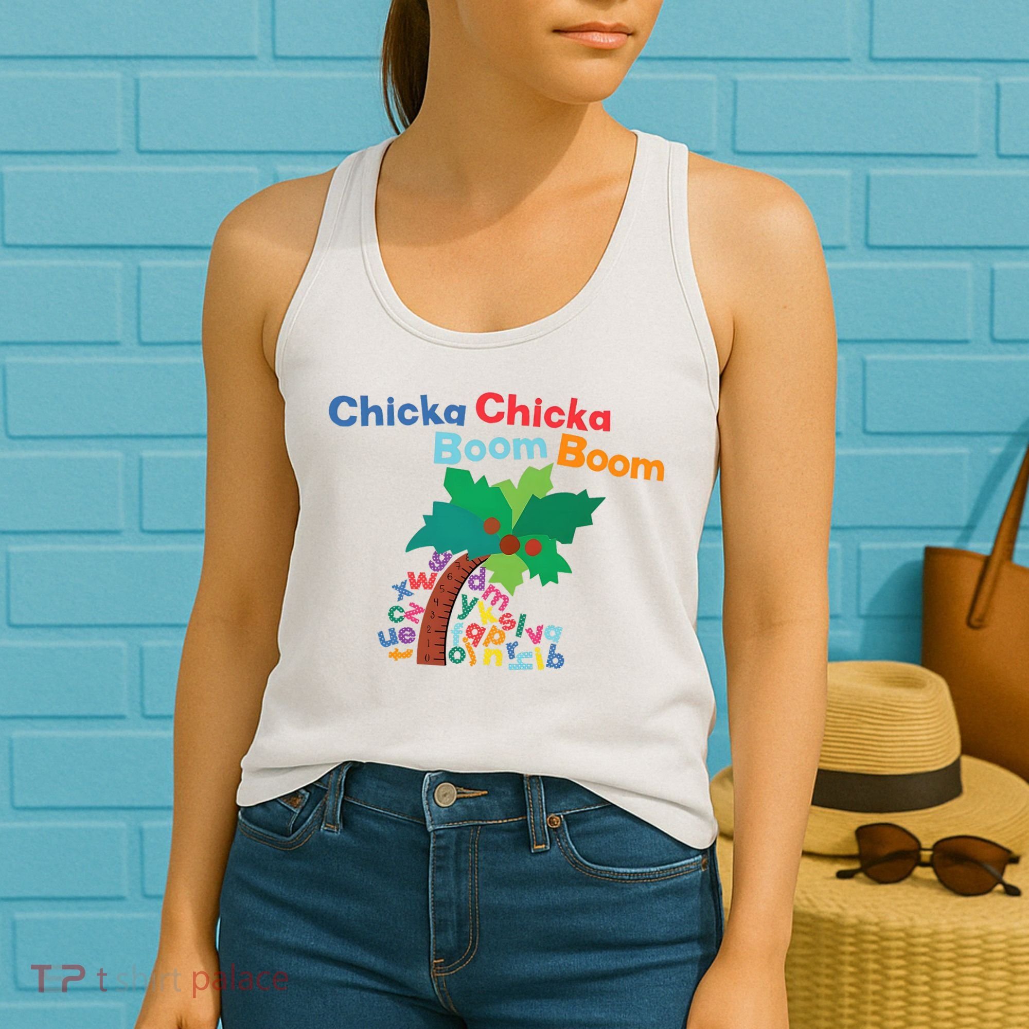 Chicka Chicka Boom Boom Costume Halloween Decorations Gifts Women's Tank Top