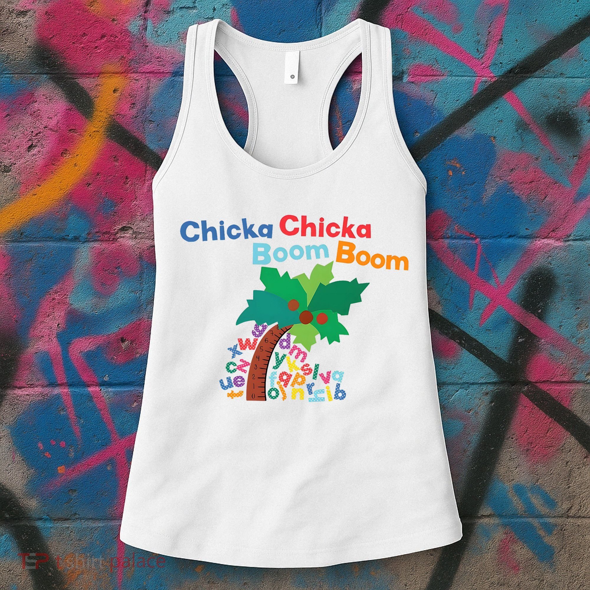 Chicka Chicka Boom Boom Costume Halloween Decorations Gifts Women's Tank Top