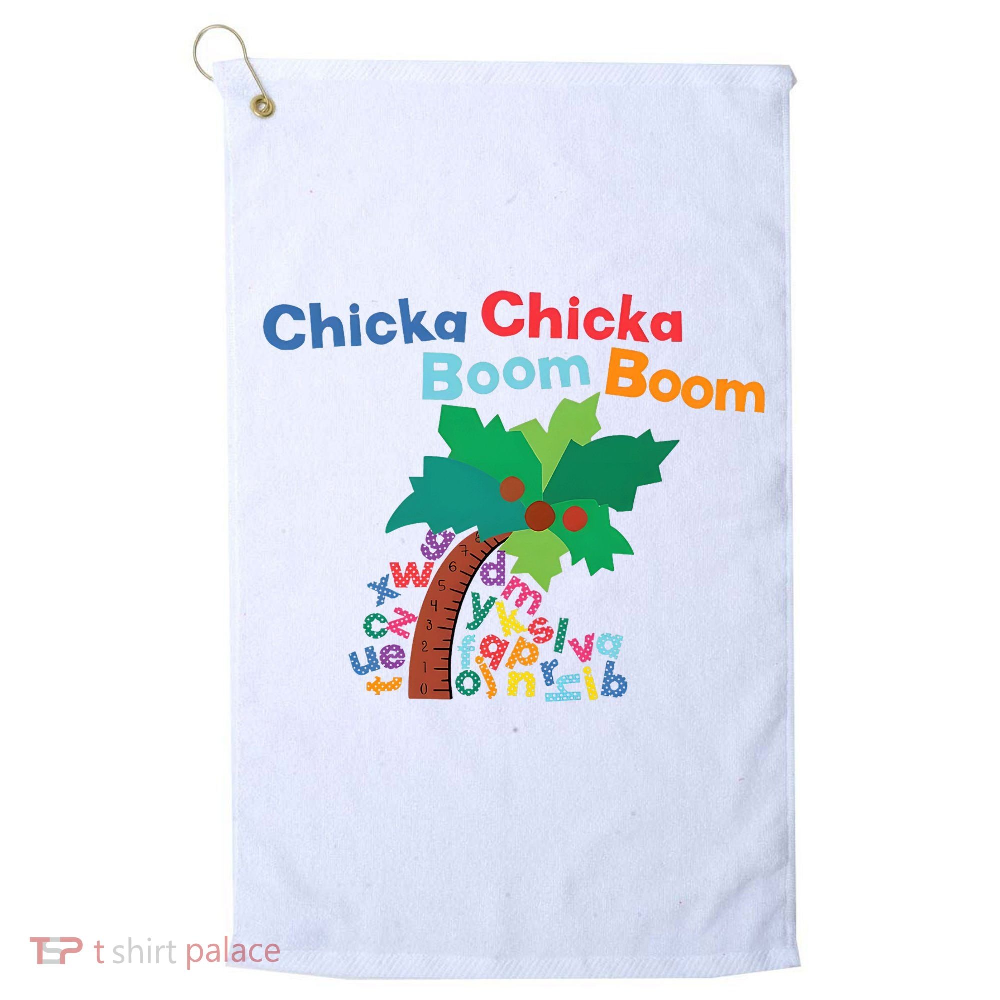Chicka Chicka Boom Boom Costume Halloween Decorations Gifts Golf Towel