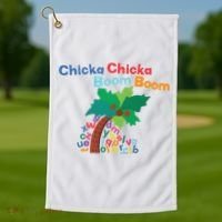 Chicka Chicka Boom Boom Costume Halloween Decorations Gifts Golf Towel thumb 1