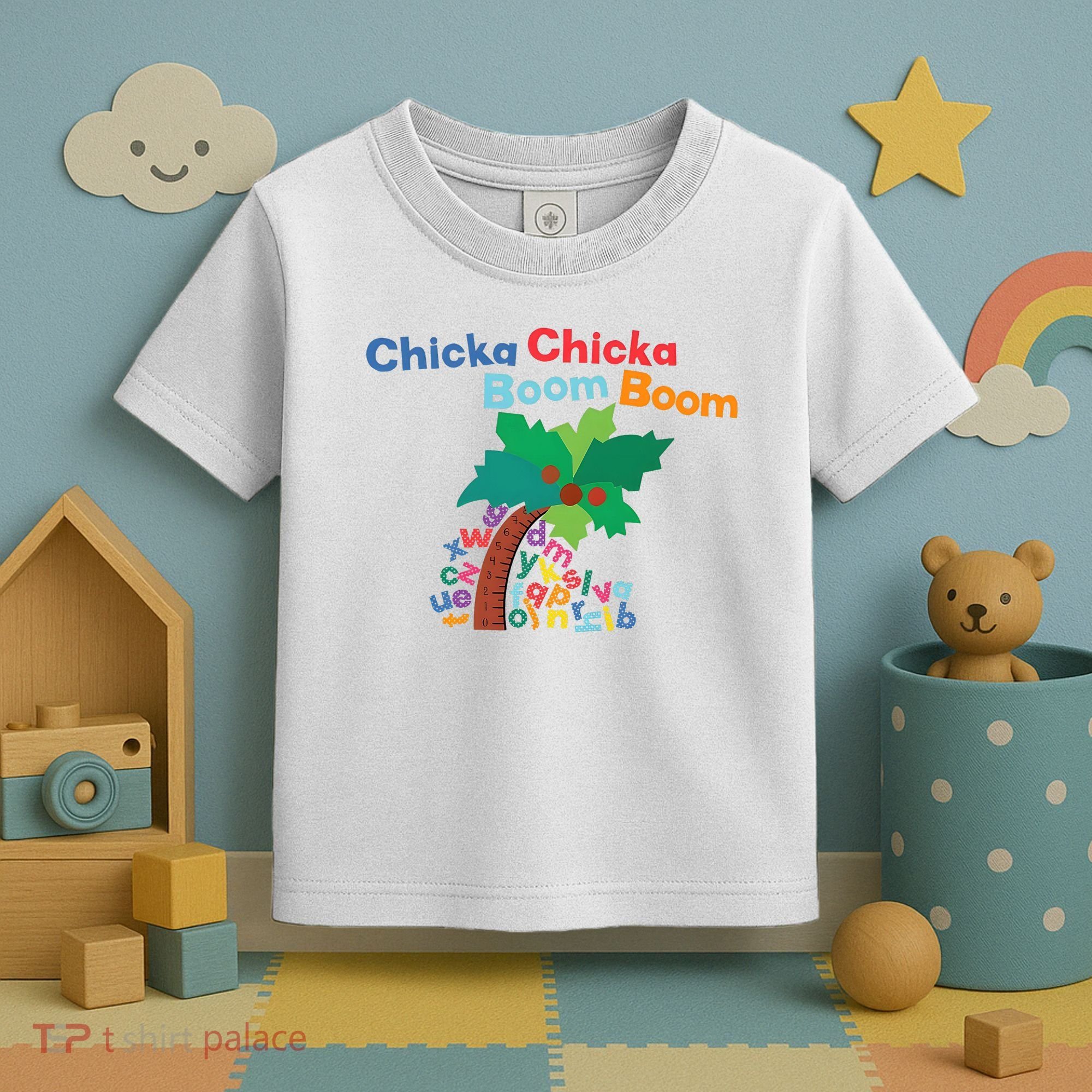 Chicka Chicka Boom Boom Costume Halloween Decorations Gifts Toddler T-Shirt
