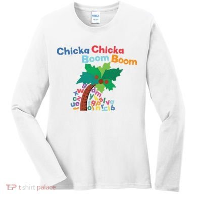 Chicka Chicka Boom Boom Costume Halloween Decorations Gifts Women's Long Sleeve Shirt